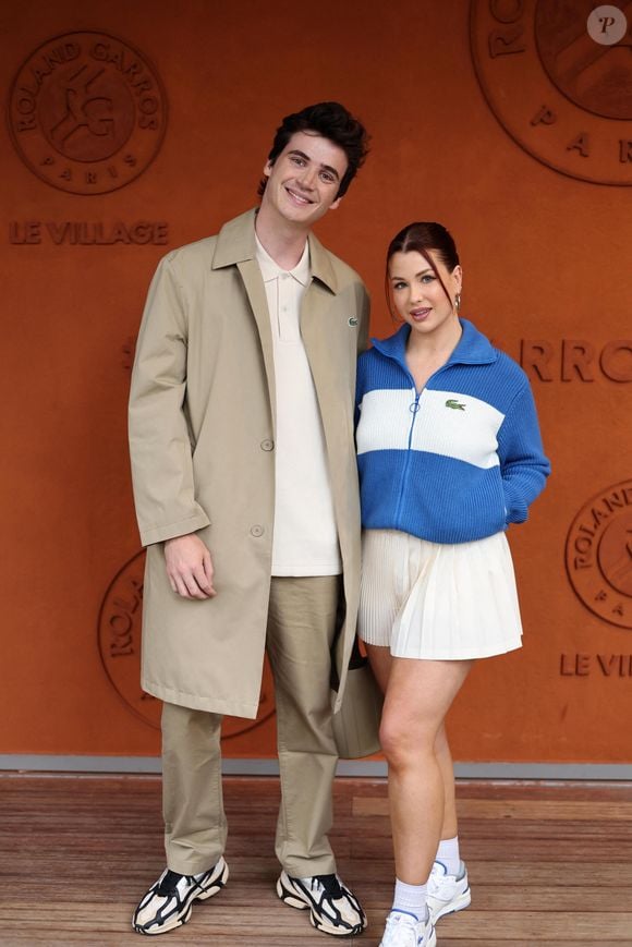 Henri PFR et sa compagne EnjoyPhoenix - Célébrités au village des Internationaux de France de tennis de Roland Garros 2024 à Paris le 2 juin 2024. Jacovides / Moreau / Bestimage