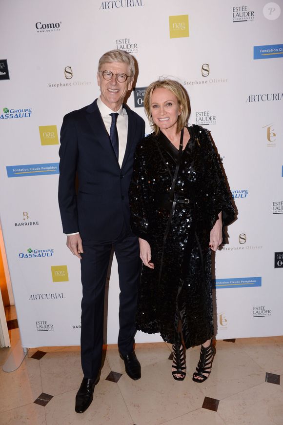 Exclusif - Arsène Wenger et Patricia Kaas lors de la soirée de gala au profit de la fondation Pompidou à l'hôtel Marcel Dassault à Paris, France, le 28 mars 2019. © Rachid Bellak-LMS/Bestimage
