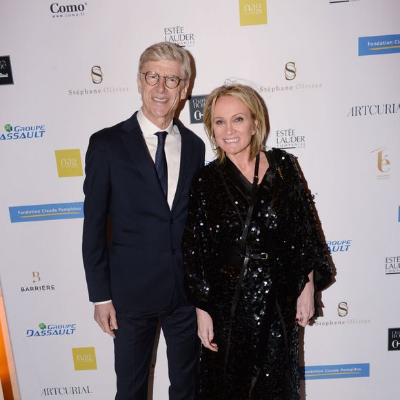 Exclusif - Arsène Wenger et Patricia Kaas lors de la soirée de gala au profit de la fondation Pompidou à l'hôtel Marcel Dassault à Paris, France, le 28 mars 2019. © Rachid Bellak-LMS/Bestimage