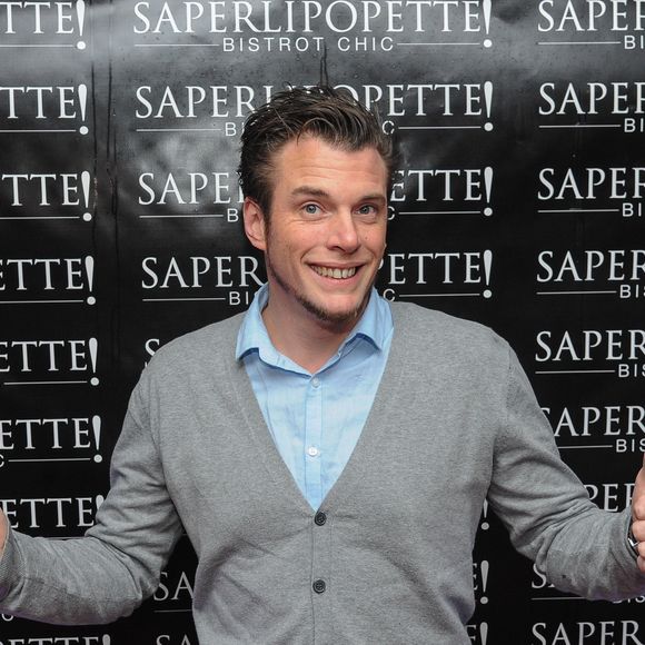 Norbert Tarayre - Inauguration du restaurant "Saperlipopette!" de Norbert Tarayre (Top Chef 3) à Puteaux, le 17 novembre 2014.