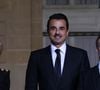 La maison appartenait à la famille Dassault.
Le président Emmanuel Macron, sa femme Brigitte Macron et son altesse Tamim ben Hamad Al Thani, emir du Qatar - Arrivées au dîner d'état en l'honneur de l'Emir du Qatar au palais présidentiel de l'Elysée à Paris le 27 février 2024. © Dominique Jacovides / Bestimage