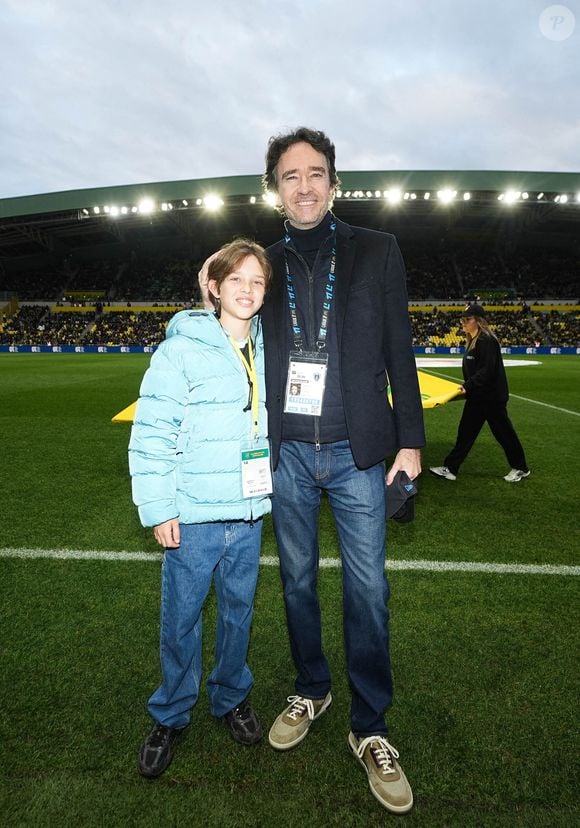 Antoine Arnault, Propriétaire du Paris FC et Maxim ARNAULT lors du match McDonald's de Ligue 1 entre le FC Nantes et le Paris FC au Stade de la Beaujoire le 18 janvier 2026 à Nantes, France. (Photo by Hugo Pfeiffer/Icon Sport/ABACAPRESS.COM)