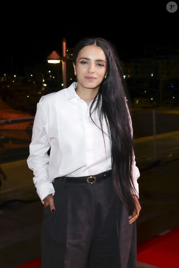 Un vrai bonheur qu'elle a choisi de garder pour elle les premiers mois

Exclusif - Hafsia Herzi, sur le plateau de l'émission "C ce soir" lors du 78ème Festival International du Film de Cannes, France, le 16 mai 2025. © Jack Tribeca/Bestimage