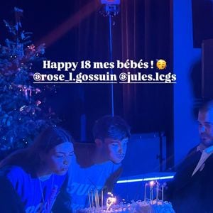 Elodie Gossuin fête l'anniversaire de Rose et Jules 20 décembre 2025 @Instagram
