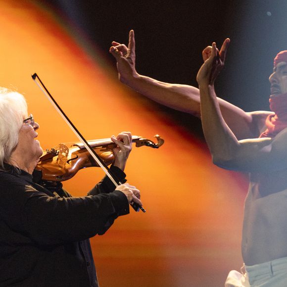 Exclusif - Catherine Lara lors de l'enregistrement de l'émission "La Boîte à secrets", présentée par F.Bollaert et diffusée le 9 janvier 2026 sur France 3, dans les studios du Lendit à Saint-Denis, France, le 2 décembre 2025. © Cyril Moreau/Bestimage