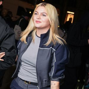 Louane lors de la Fashion Week à Paris. © Lucia Sabatelli/Bestimage