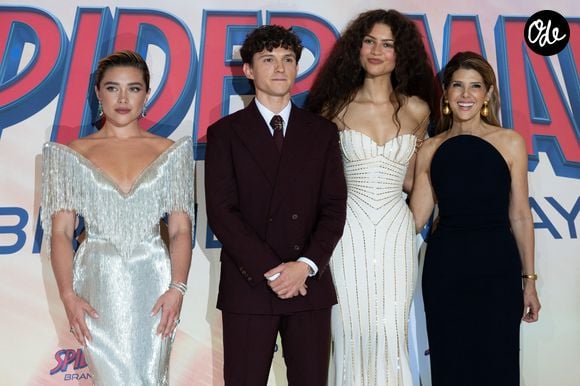 Florence Pugh, Tom Holland, Zendaya et Marisa Tomei à l'avant-première de "Spider-Man Brand New Day", Leicester Square, Londres, 29 Juillet 2026
© GOFF  / BESTIMAGE