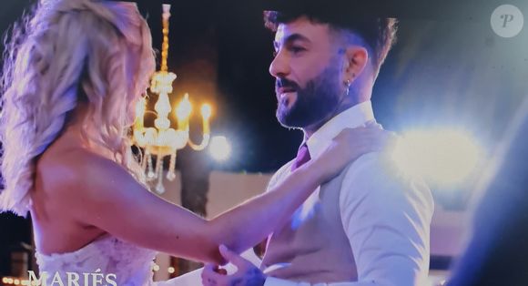 Mariage de Laury et Anthony lors de l'épisode de "Mariés au premier regard 2025" du 7 avril, sur M6