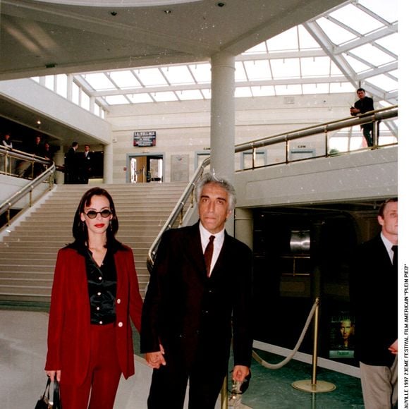 Mathilda May et Gérard Darmon à Deauville en 1997. GARCIA-COLIN / BESTIMAGE