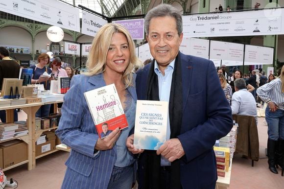 Georges Fenech et sa compagne Marie Severine Trouban - Festival du Livre de Paris 2025 au Grand Palais à Paris le 12 avril 2025.
© Cédric Perrin / Bestimage
