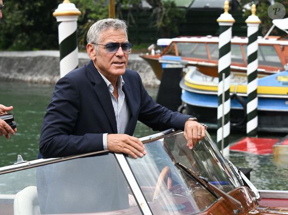 George Clooney durant la 82e édition du Festival international du film de Venise (La Mostra, ndlr) le mercredi 27 août 2025 en Italie. 
(Credit Image: © Manuele Mangiarotti/IPA via ZUMA Press / Bestimage)