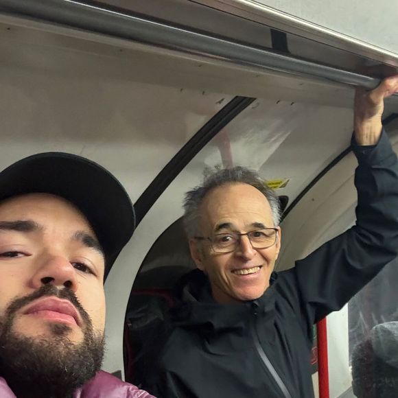 Story Instagram de Oli : "Balade nocturne avec le boss final. Jean-Jacques Goldman" ©Oli_real - Instagram