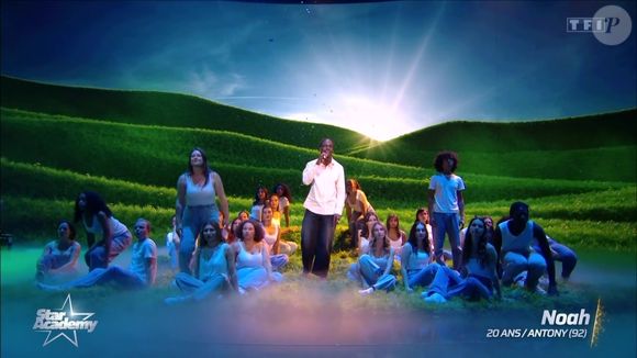 Capture d'écran de la "Star Academy 2025" lors du premier prime le 18 octobre 2025 sur TF1