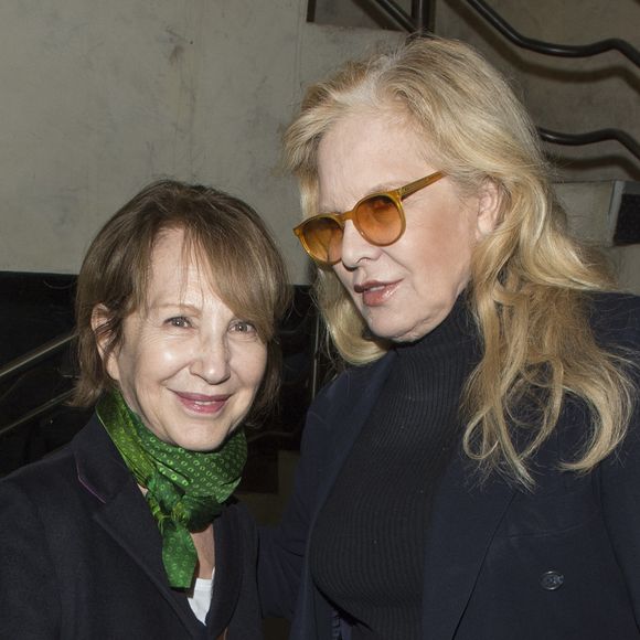 Nathalie Baye et Sylvie Vartan - Soirée en l'honneur de Danielle Darrieux lors de la projection du film "Occupe-toi d'Amélie" de Claude Autant-Lara au Max Linder Panorama à Paris le 9 avril 2018. © Pierre Perusseau/Bestimage