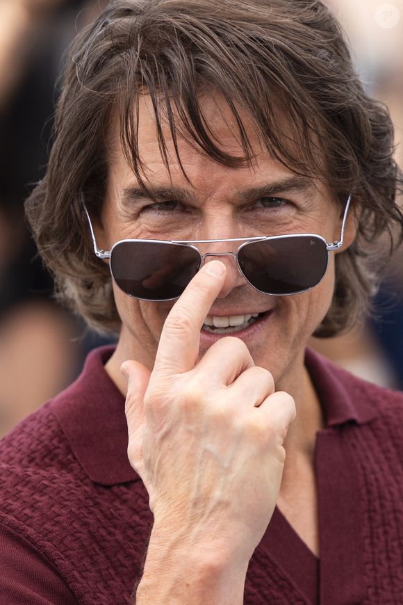 Tom Cruise  - Photocall de "Mission: Impossible - The Final Reckoning" lors du 78ème Festival International du Film de Cannes, le 14 mai 2025.
© Moreau/Jacovidès/Bestimage