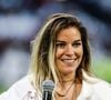 Sophie Tapie, chanteuse française et fille de Bernard Tapie, se produit avant le match du Top 14 entre Toulon et Toulouse à l'Orange Vélodrome à e 23 avril 2022 à Marseille, France. Photo de Johnny Fidelin/Icon Sport/ABACAPRESS.COM