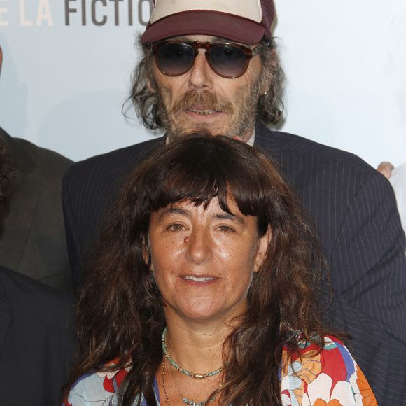 Philippe Rebbot, Romane Bohringer "L'amour flou" - Projection des trois premiers épisodes de la fiction "L’amour flou" lors du Festival de la Fiction de La Rochelle. Le 15 septembre 2021 © Christophe Aubert via Bestimage