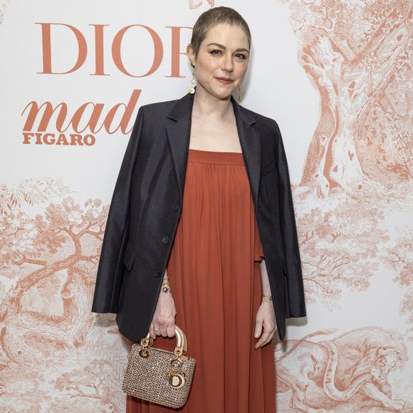 Exclusif -  Emilie Dequenne - Photocall du dîner Dior Madame Figaro à la "Terrasse by Albane" sur le rooftop de l'hôtel JW Marriott lors du 77ème Festival International du Film de Cannes le 15 mai 2024. © Olivier Borde/Bestimage