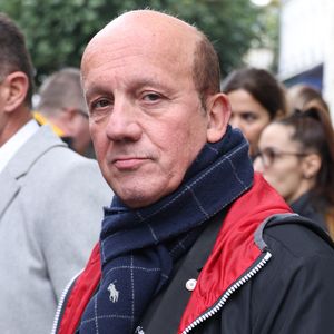 Exclusif - Le photographe Philippe Baldini - Obsèques de Michel Michel en l'église Saint-Jean-de Montmartre à Paris le 16 octobre 2025. © Denis Guignebourg/Bestimage