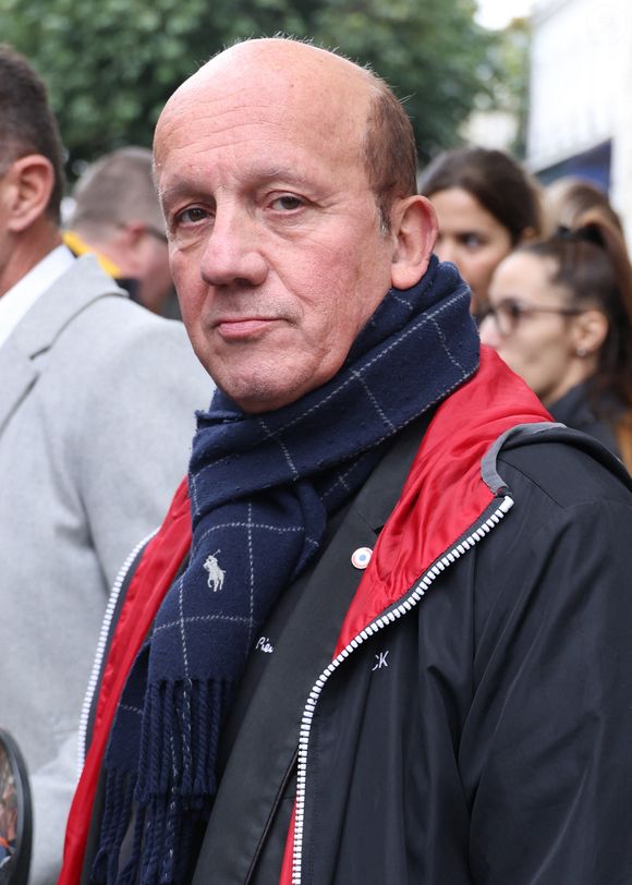 Exclusif - Le photographe Philippe Baldini - Obsèques de Michel Michel en l'église Saint-Jean-de Montmartre à Paris le 16 octobre 2025. © Denis Guignebourg/Bestimage