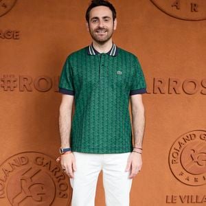 Camille Combal - Les célébrités au village lors des Internationaux de France de tennis de Roland Garros 2024 à Paris. Le 5 juin 2024. © Jacovides-Moreau/Bestimage