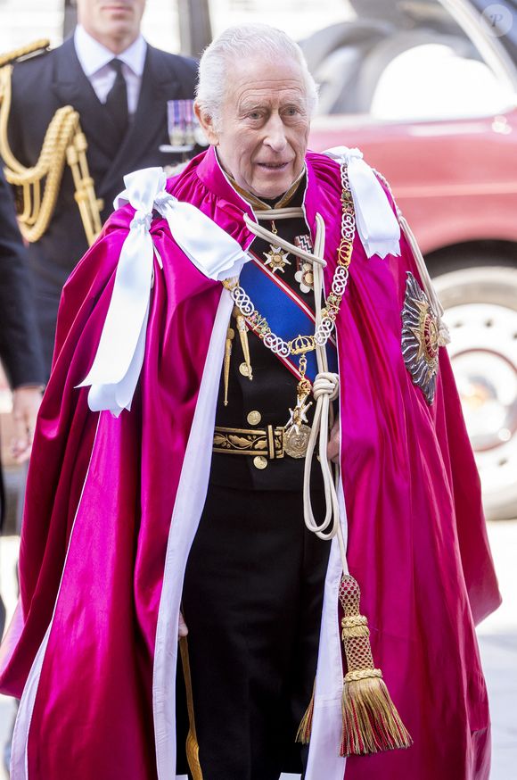 Le 16 mai 2025, le roi Charles III assiste à une cérémonie à l'abbaye de Westminster à Londres. GOFF INF / BESTIMAGE