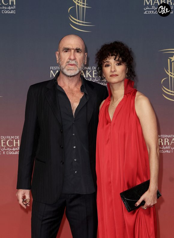 Eric Cantona et sa femme Rachida Brakni - 21ème Festival du film de Marrakech au Maroc le 1er décembre 2024. © Dominique Jacovides/Bestimage