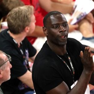 Omar Sy - Célébrités assistent à la victoire de Monaco qui a remporté le match 4 de la finale de Betclic Élite face à Paris (80-74), Monaco le 22 juin 2025. © Stephane Pillaud / PsnewZ / Bestimage
