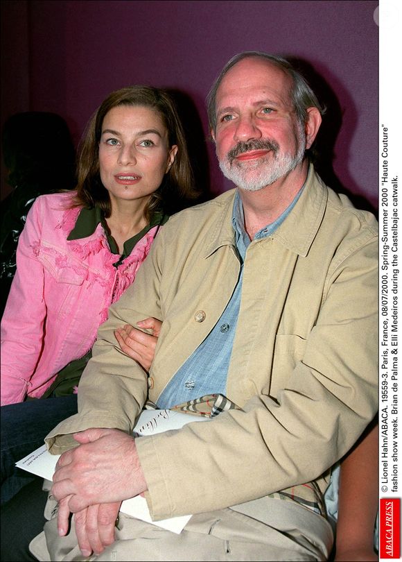 Ils se sont séparés après quatre ans d'amour.

Brian de Palma & Elli Medeiros lors du défilé Castelbajac. Semaine de défilés Haute Couture printemps-été 2000. Le 8 juillet 2000 © Lionel Hahn/ABACA