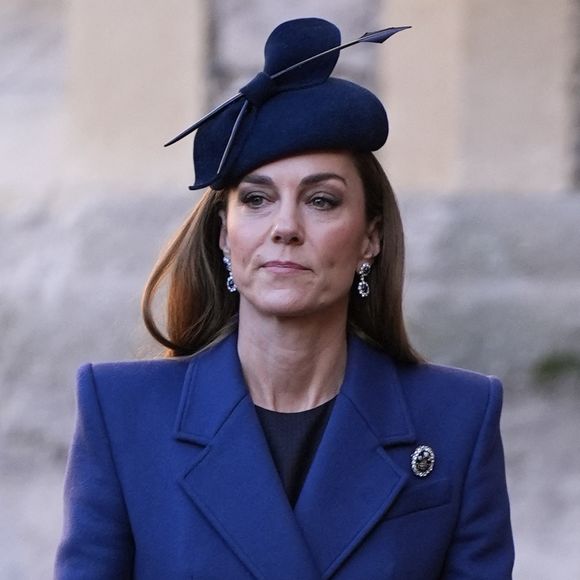 Catherine (Kate) Middleton, princesse de Galles, - La princesse de Galles lors de la cérémonie d'accueil au château de Windsor, Berkshire, au premier jour de la visite d'État au Royaume-Uni du président de la République fédérale d'Allemagne. Date de la photo : mercredi 3 décembre 2025. Photo par PA Photo/ Bestimage