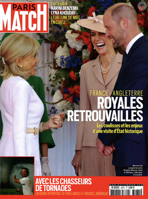 La Une du magazine Paris Match