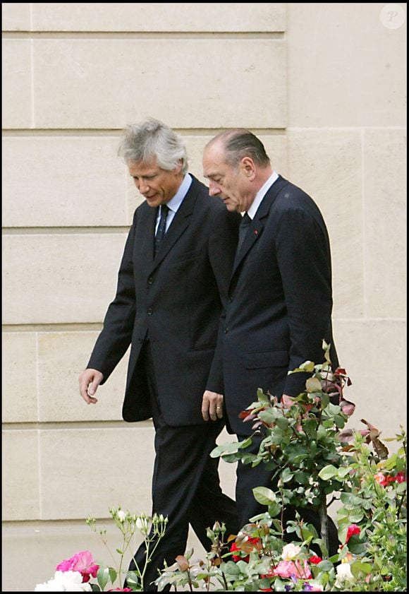 Dominique de Villepin et Jacques Chirac.