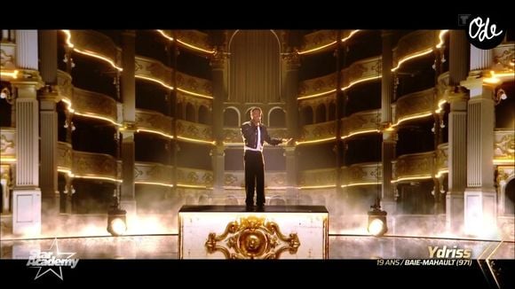 Au château, il s'est aussi fait remarquer en réclamant davantage de rangement dans les espaces communs.

Ydriss fait partie de la nouvelle promotion de la "Star Academy". Capture d'écran TF1