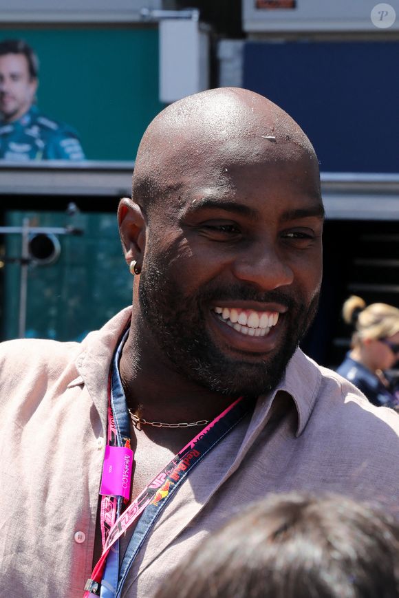 Teddy Riner avant le Grand Prix de F1 de Monaco au Circuit de Monaco le 25 mai 2025 à Monte-Carlo, Monaco. Photo by Simon Bridger/SplashNews/ABACAPRESS.COM
