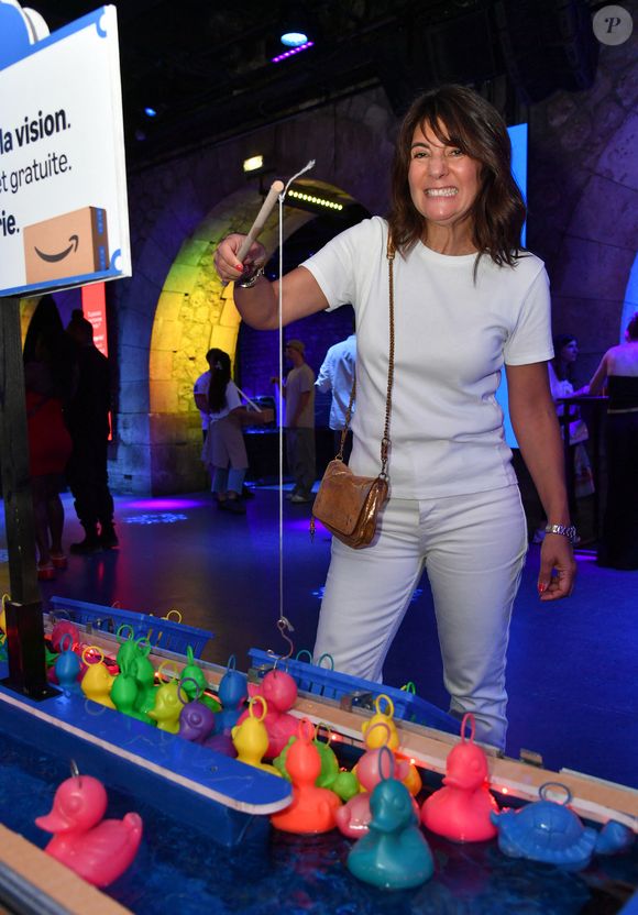 Estelle Denis - Prime d'Amazon fait sa fête foraine au Bridge Club à Paris le 25 juin 2025.   © Veeren/Bestimage