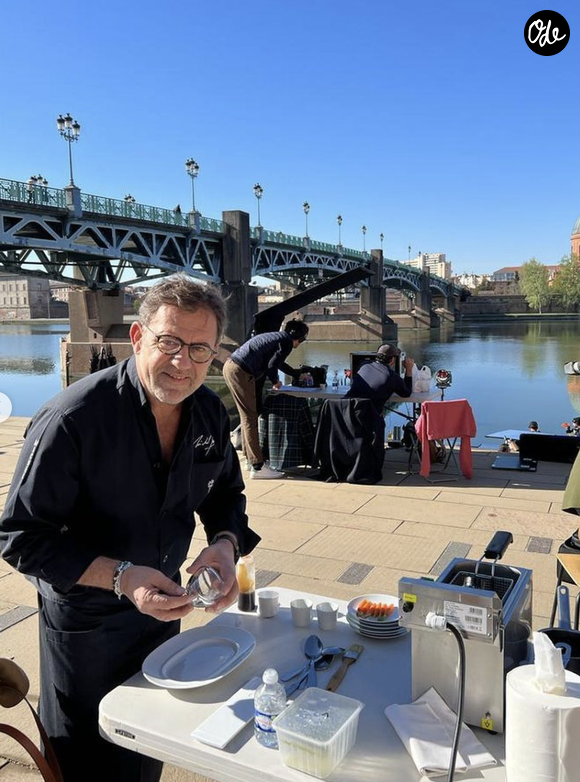 Michel Sarran propose un "menu spécial" dans son restaurant durant l'été. Capture d'écran Instagram