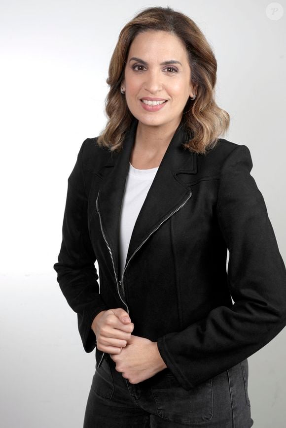 Exclusif - Portraits de Sonia Mabrouk lors de l'enregistrement de l'émission "Chez Jordan de Luxe" à Paris le 16 octobre 2024.  |Exclusif - Portraits de Sonia Mabrouk lors de l'enregistrement de l'émission "Chez Jordan de Luxe" à Paris