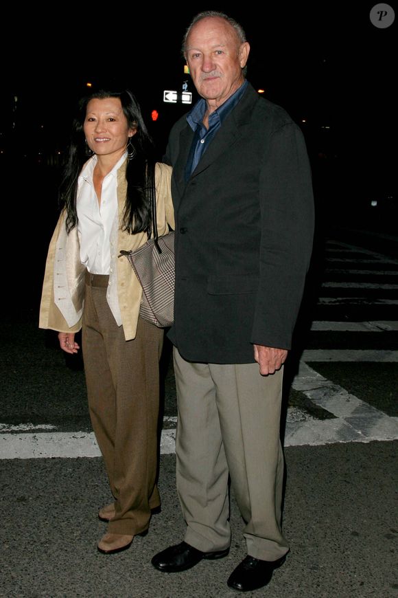 New York, 15 mai 2008 EXCLUSIF ! Gene Hackman et son épouse Betsy Arakawa. Photo by Grosby Group/Look Press/Avalon /ABACAPRESS.COM