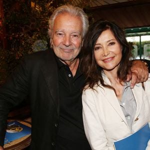 Pierre Arditi et Evelyne Bouix lors de la soirée de présentation de la première édition du Festival CinéRoman, à la Closerie des Lilas, a Paris, France le 16 Septembre 2019. Photo par Jerome Domine/ABACAPRESS.COM