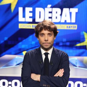 Benjamin Duhamel lors de l'émission Jordan Bardella - Valerie Hayer, LE DEBAT organisée par BFM à Paris, France le 2 mai 2024. Photo par Jerome Dominé/ABACAPRESS.COM