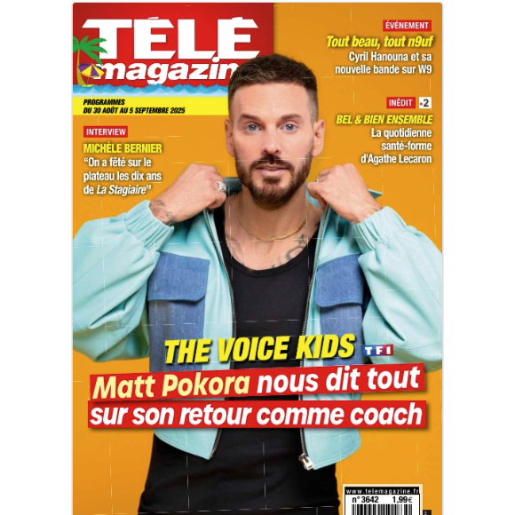 Couverture de "Télé Magazine" le 19 août 2025.