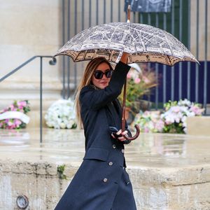 Clotilde Courau - Obsèques de Michel Blanc en l'église Saint-Eustache à Paris, le 10 octobre 2024. 
© Moreau / Jacovides / Bestimage