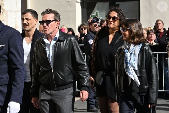 Steevy Boulay, Benjamin Castaldi, Julie Mercy, Alexia Laroche-Joubert - Obsèques de Loana Petrucciani dans la cathédrale Sainte-Réparate à Nice.
Bruno Bebert / Bestimage
