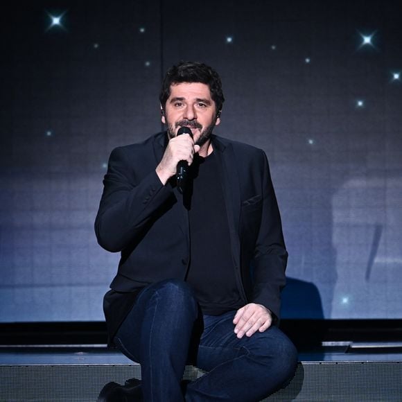 Patrick Fiori - Surprises - Enregistrement de l'émission "La chanson secrète", présentée par N.Aliagas et diffusée le 29 décembre sur TF1. © Guillaume Gaffiot-Cyril Moreau / Bestimage