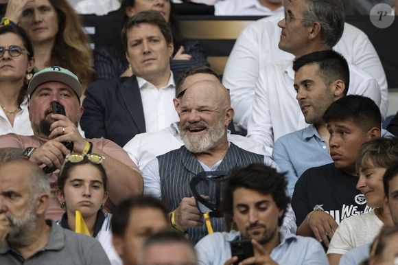 Philippe Etchebest avant la finale du Top 14 français entre le Stade Toulousain (Toulouse) et l'Union Bordeaux-Begles (UBB) au Stade de France à Saint-Denis, au nord de Paris, le 28 juin 2025.Photo par Eliot Blondet/ABACAPRESS.COM