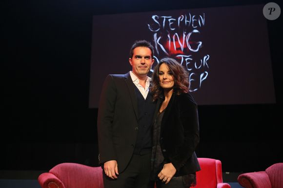 Maxime Chattam et sa femme Faustine Bollaert - Paris, le 16 11 2013 - Débat avec Stephen King au Grand Rex
VEEREN / BESTIMAGE