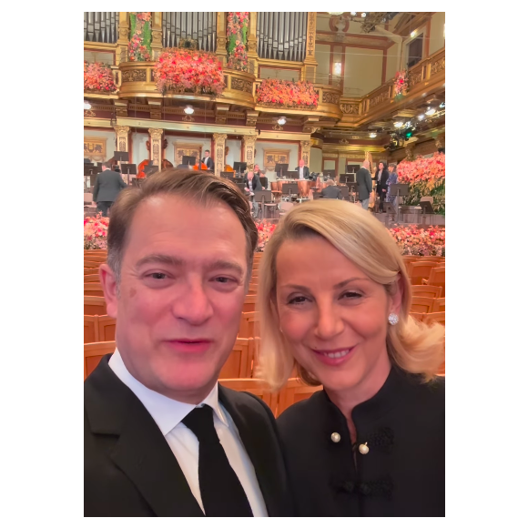 Photo du couple partagée sur Instagram le 1 janvier 2026.