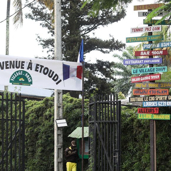 Illustration du village Noah, à Yaoundé, Cameroun, le 25 juillet 2022. © Stéphane Lemouton/Bestimage