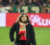 Accusée de se comporter en diva, elle a répondu franchement.
Marine (Star Academy 2024) chante "Les Corons" en hommage à Pierre Bachelet, pour le 20ème anniversaire de sa mort, lors du match de Ligue 1 McDonald's "Lens - Strasbourg (0-2)" au stade Bollaert-Delelis, le 16 février 2025. @Laurent Sanson/PsnewZ/Bestimage