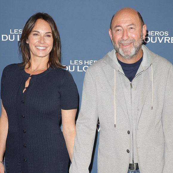 Kad Merad et sa femme Julia Vignali - Avant-première du film "Les héros du louvre" au cinema L'Arlequin à Paris le 1er septembre 2026. © Coadic Guirec/Bestimage